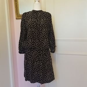 MADEWELL silk skirt and blouse set